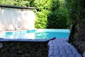 Chalets Bois Moulin de Chaules - Piscina