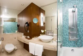 Double room, shower or bath, toilet - Habitación