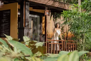 Home Phutoey River Kwai Hotspring & Nature Resort - Vue de la chambre