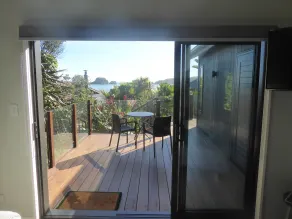 The Bay House Beachfront Accommodation - Vue de la chambre