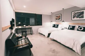 PAPO'A Hotel - Vue de la chambre