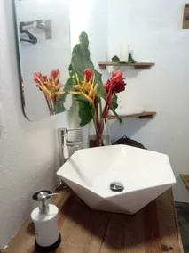 Bungalows India, El Valle, Samana - Bathroom