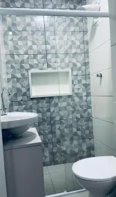 Hotel Rio Branco - Melhor Opção Perto da 25 de Março, Santa Ifigênia e Metrô República - Salle de bain