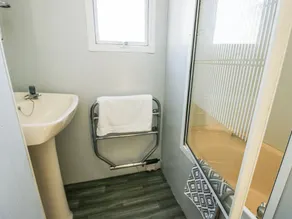 Meadow Island Caravan - Badeværelse