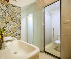Hanoi High Five hostel - Badezimmer