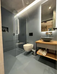 Azura Ksamil Hotel - Badezimmer