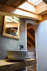 La Volta - Historic Molino Maufet Watermill - Lake Como - Badezimmer