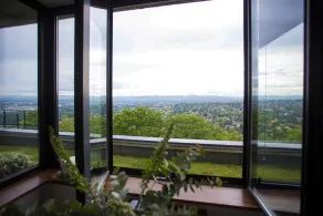 L'Ermitage Hôtel Cuisine-À-Manger - Ausblick vom Zimmer
