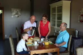 Chanteloup, Maison d'hôtes - Halleux - Restaurant