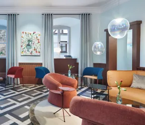 Engelwirt Hotel & Apartments - Lounge i lobbyen
