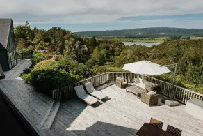 Rimu Lodge - Ausblick vom Zimmer