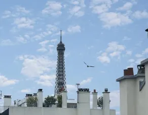Hotel Villa Nicolo - Tour Eiffel - Udsigt fra værelset