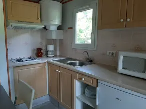 Camping Uhaitza - Chalets - Private kitchen