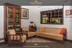 Pousada Casa da Pedra - Zona de estar del vestíbulo