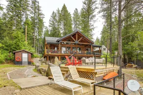 Dock, Decks & Epic View! Sacheen Lake Family Cabin - Interiør