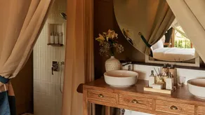 Tantawan Tented Camp Chiang Rai - Baño