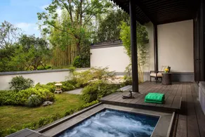 Banyan Tree Anji - Ausblick vom Zimmer