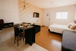 OLÍMPIA APARTS POUSADA apartamentos com cozinha e banheiro privativo PISCINA AQUECIDA - Room
