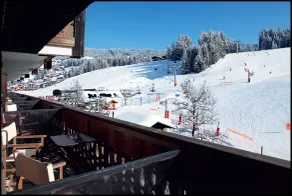 Chalet Hôtel La Marmotte - Vue de la chambre