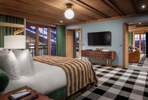 Apogée Courchevel, Oetker Hotels - Ausblick vom Zimmer