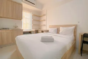 Simply Look and Homey Studio Paltrow City Apartment By Travelio - Chambre