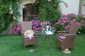Appartamento con terrazza, barbecue e giardino | Vista sul giardino - Vista dalla camera