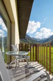 Suitehotel Gampen - Ausblick vom Zimmer