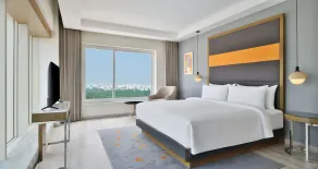 Le Meridien Hyderabad - Vue de la chambre