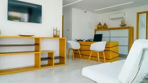 Rododafni Beach Apartments - Rezeption