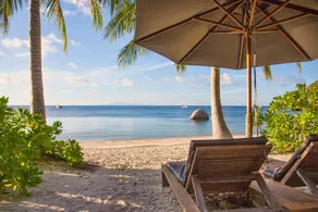 Haadtien Beach Resort - Vue de la chambre