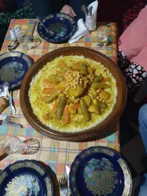 Gite D'etape Tadmrt Oukhatar - Restaurant