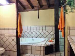Large Heated Pool, Hot Tub, Bar, Games Room, Gym, 2 Caves, New Outdoor Kitchen - Badrum