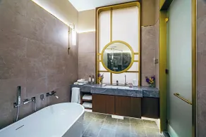 1975 Avenue & Hotel - Badezimmer