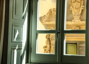 Central Gallery Rooms- Palazzo D'Ali' Staiti XIX - Ausblick vom Zimmer
