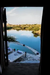 Brij Lakshmansagar, Pali - Udsigt fra værelset