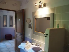 Clos des Lavandes - Chambres et Suites de charme climatisées-Luberon - Badeværelse