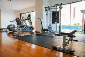 Minimalist and Strategic 1BR at Tamansari Semanggi Apartment - Gym