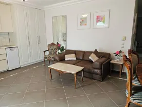 Guest apartment within a villa in Lagonissi - Living area