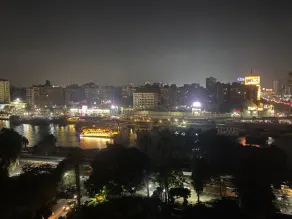 Zamalek X Hostel-Nile view - Vue de la chambre