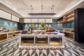 Kunming Healing Dianyu Yunjing International Resort Hotel - Restaurang