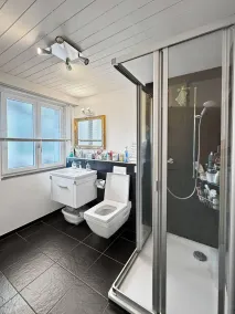 Elegant Lake Zurich House with Stunning Views and Private Terrace - Badeværelse