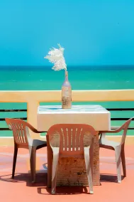Flamingos Inn - Utsikt från rummet
