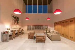 Apartamentos Costa Luz Punta Umbría - Sitzecke in der Lobby