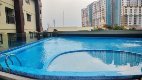 Nice and Cozy 2BR Apartment at Atria Residence Gading Serpong By Travelio - Pool