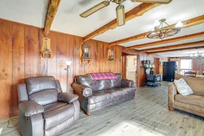 Authentic Log Cabin in Pineville ~ 2 Mi to River! - Interior