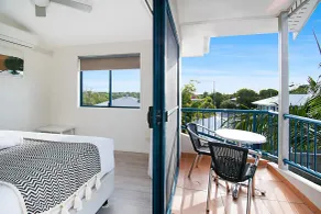 Gosamara Apartments - Ausblick vom Zimmer