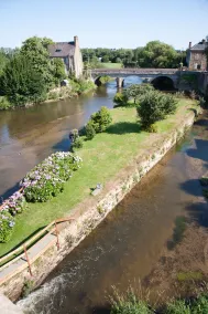 Best Western Le Moulin de Ducey - Ausblick vom Zimmer