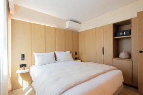 Appartement avec jardin, terrasse et sauna | Avec animaux bienvenus - Chambre