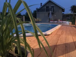 Ferienhaus David - privater beheizter Pool - Außenpool