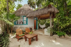 Dos Ceibas Tulum - Feel Good Hotel - Ausblick vom Zimmer